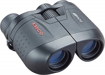 TASCO ES82425Z Essentials Porro Prism Porro MC Zoom Box Binoculars, 8-24 x 25mm