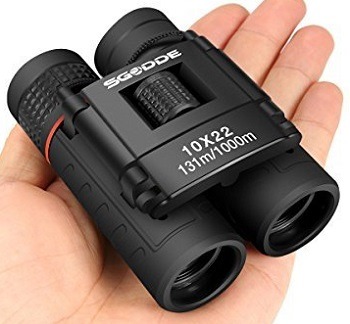 SGODDE Mini Compact Binoculars, 10x22