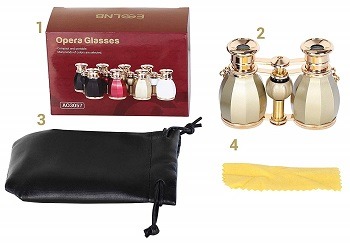 ESSLNB Opera Glasses Binoculars for Women Adults 4X30mm Theater Glasses review